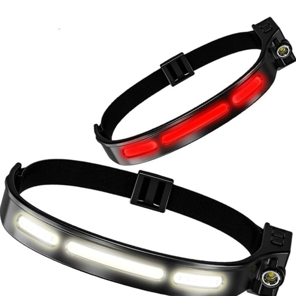 Nessciera Rechargeable Headlamp - 230° Wide Beam, 400 Lumens, 5 Modes With Motion Sensor - View #4